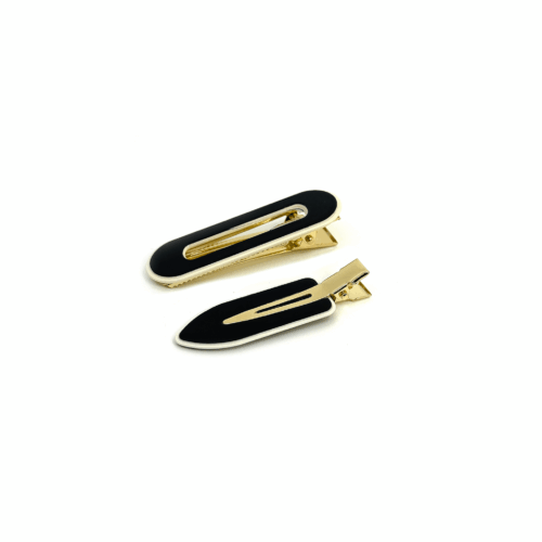 Pipol LouLou Hårspänne Svart/Vit 2-Set