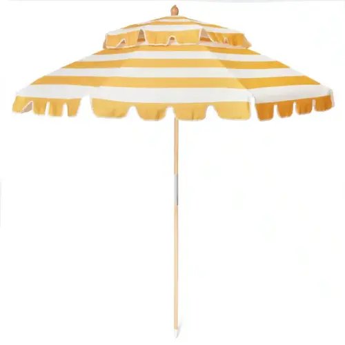 Monchiqe Parasoll Bella Vista Retro Stripe Yellow