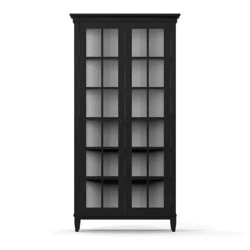 Englesson Stockholm Vitrinskåp 2 Dörrar Svart