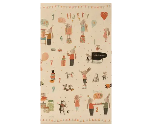 Maileg Presentpapper, Happy Day - 10 m