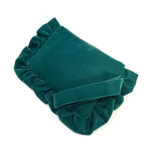 Pipol Clutch Velvet Dream grön