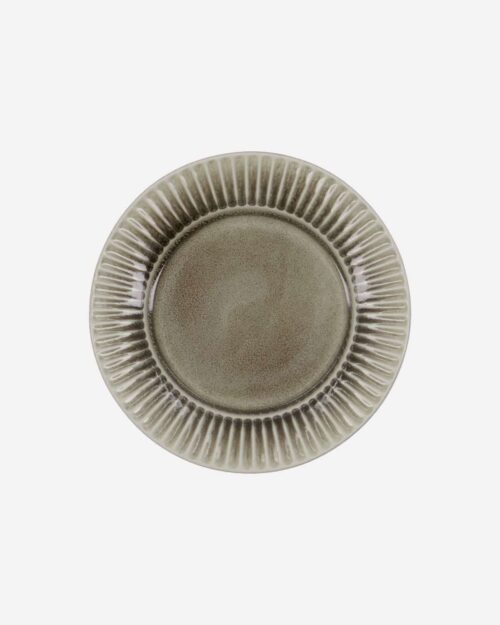 House Doctor Tallrik Pleat Grå/Brun