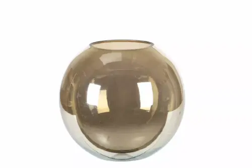 Glasvas Klot Champagne Ø17x9x16cm