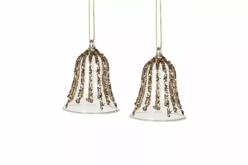 Glasklocka Belle 6,2x8,4cm