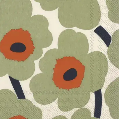 Servett Marimekko Crean orange