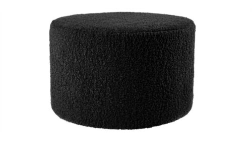 SHAUN Puff Svart 55x35cm