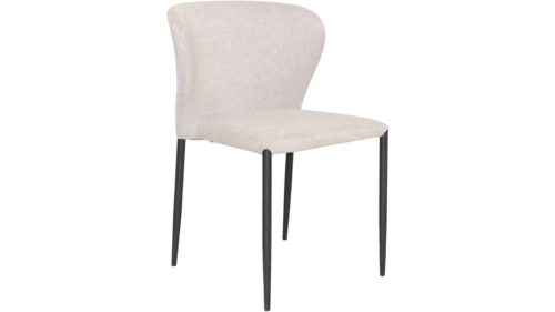 SARA Matstol Stapelbar Tyg Beige