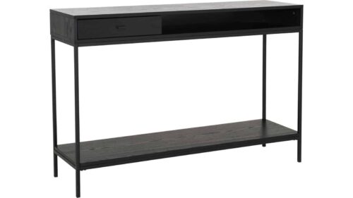 NFG REGAL Konsollbord, svartlackad askfaner