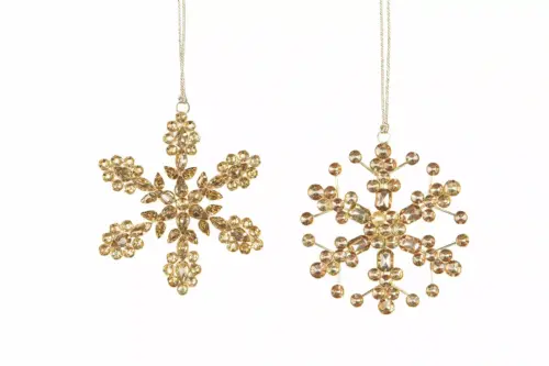 Snöflinga Fiora Guld Mix 11cm