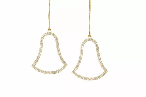 Klocka Hänge Guld 8cm