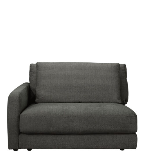 Artwood Reno Haze Wood 1-sits armstöd vänster