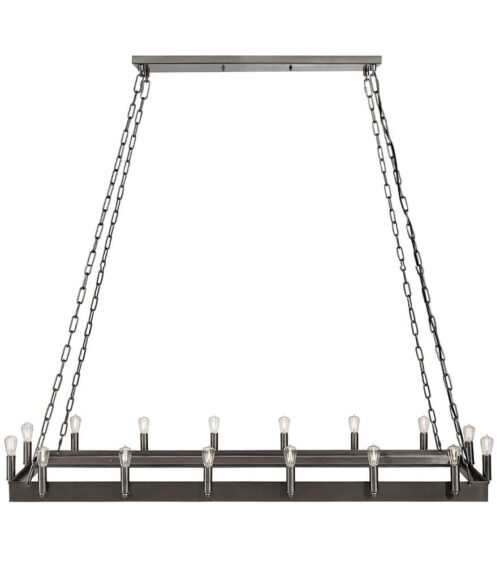 Artwood - Taklampa Crown Rektangulär Antik Järn