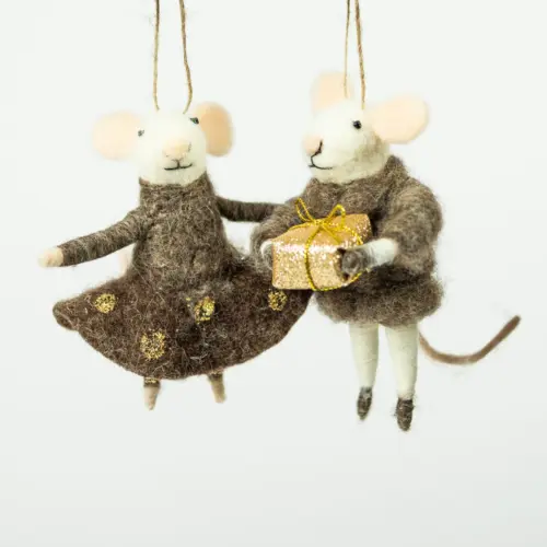 Möss vita – guld present 1st