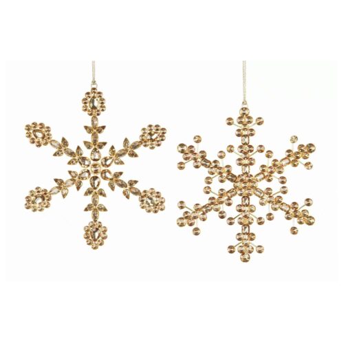 Snöflinga Gia Guld Mix 20cm