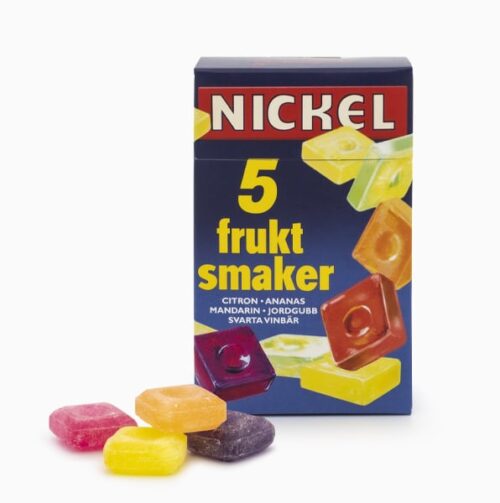 Nickel Frukt retrogodis 100g
