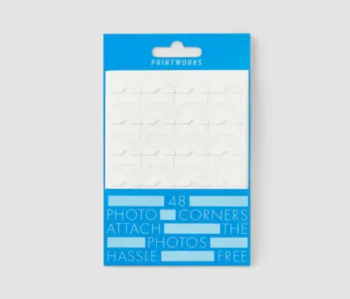 Fotoklistermärken Vit