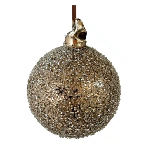 Shishi Glaskula rökt pärlstav 8cm