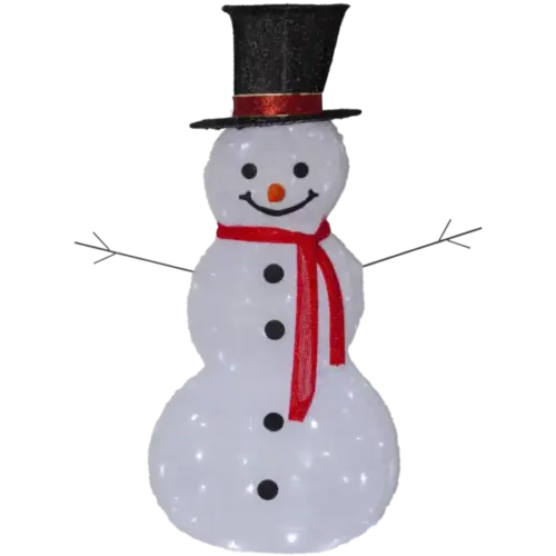 Utomhusdekoration Snögubbe 120cm