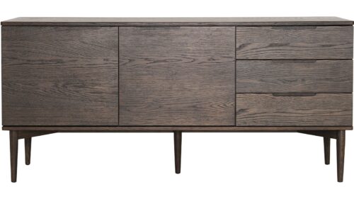 Sideboard Karmöy 2+3, brunlackad
