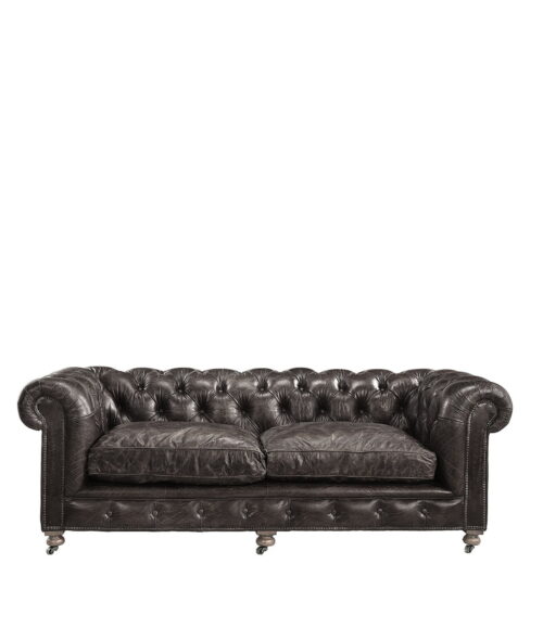 Artwood Kensington Skinnsoffa Leather Fudge