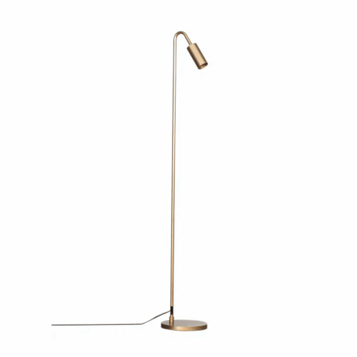 By Rydéns Curve Golvlampa – Matt Guld 150 cm