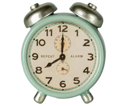 Maileg Väckarklocka, Mus - Mint