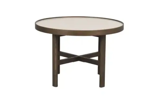 Rowico MARSDEN Soffbord, Beige/brun, 60x60 cm