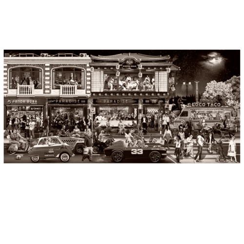 Cobra art Tavla Another day in Paradise – Sepia