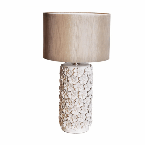 Fiore bordlampa H54 cm beige