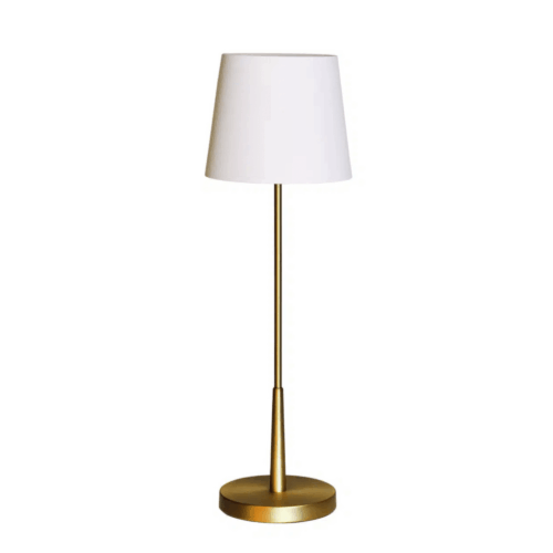 By Rydéns Lumi bordslampa H72 cm guld/vit