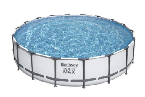 Bestwaypool 5,49×1,22 (rund) Grå