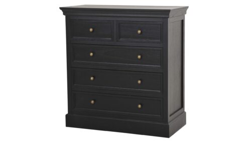 NFG Bristol Byrå 3+2 låd antiksvart