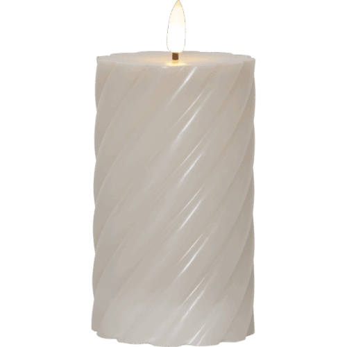 Star Trading Led blockljus flame swirl 15cm