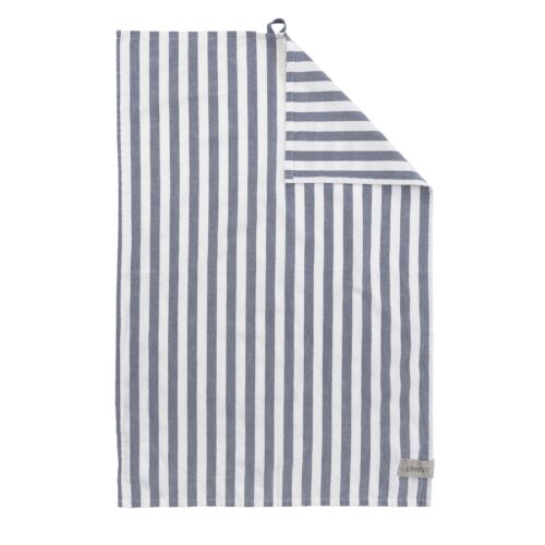 ERNST Kökshandduk 47x70 bred rand blå/vit