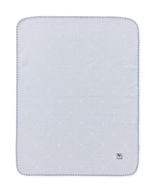 Lexington Baby Bomullspläd - Lexington, Blå & Vit