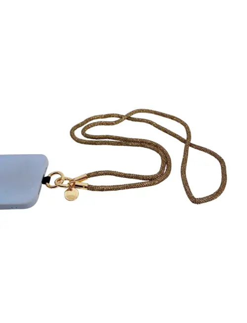 Mobilhalsband Gala Sparkle Phone Strap 130 Gold