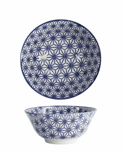 Tokyo Design Studio SkålTayo Nippon Blå stjärnor Ø 15.2 x 6.7 cm 500 ml