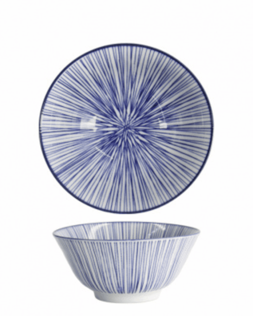 Tokyo Design Studio SkålTayo Nippon Blå randig Ø 15.2 x 6.7 cm 500 ml