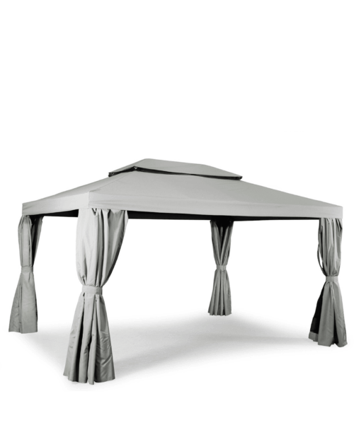 Paviljong Luxor 300X400cm ljusgrå