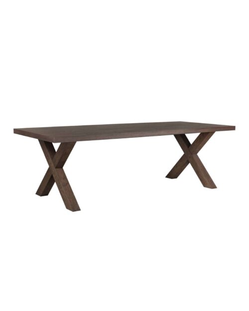 NFG Zion Matbord 240×100 i oljad grå ekfaner