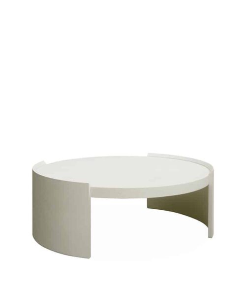 Artwood Oakland Sidobord Ø100 Ivory Mist