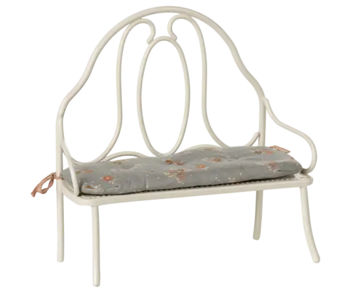 Maileg Vintage Bänk Miniature - Off White