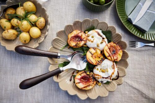 Dagny djupt fat medium Ø27 cm Beige