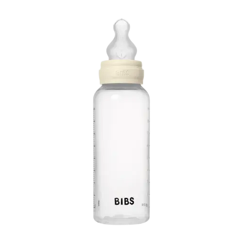 Nappflaska Baby Silikon 1-pack 270ml Medium Flow - Ivory