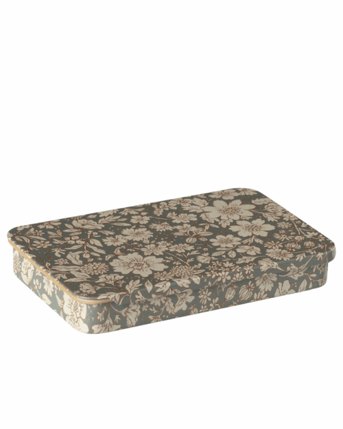 Maileg Metalllåda med skjutbart lock Blossom Blå