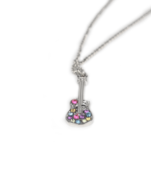 Busy Lizzie Halsband Gitarr med kristaller