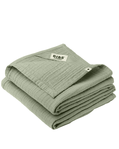 Bibs Muslinfilt - Sage