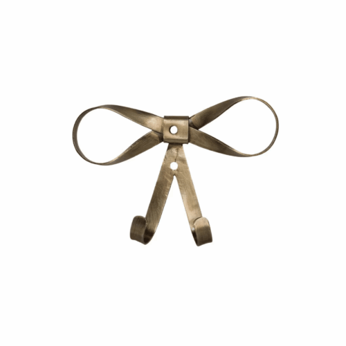 Väggkrok Rosett Antik Mässing