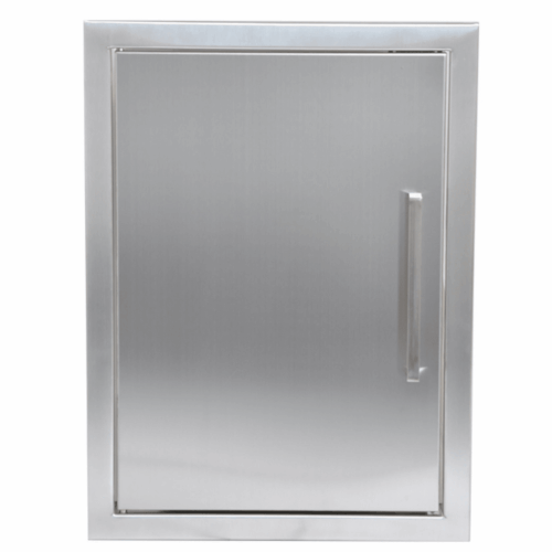 Enkeldörr i rostfritt stål till utkök