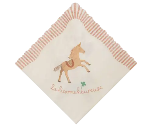 Maileg Servetter Happy birthday - Unicorn